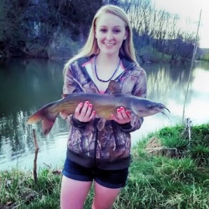 See what she caught at Papa Bears River Cabin!